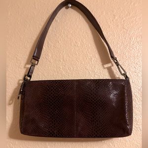 CeeKlein Brown leather Shoulder purse.
